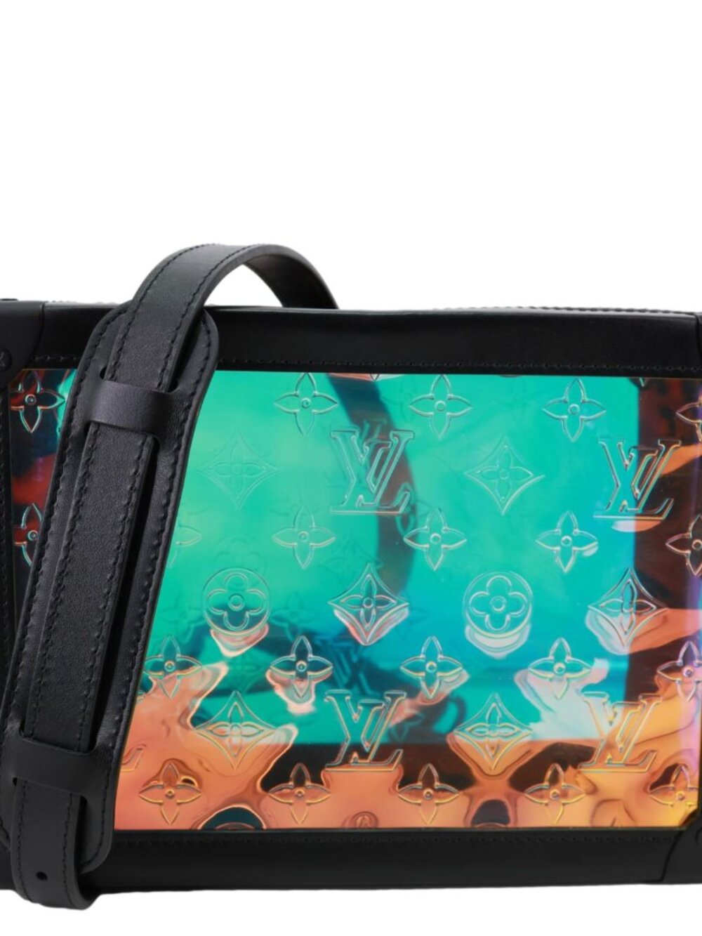 Louis Vuitton  Soft Trunk PVC Solar Ray Monogram Iridescent Prism Crossbody Bag